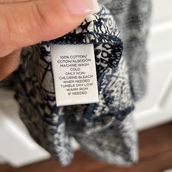 Loft halter blue and white dress - size medium - Picture 7 of 8